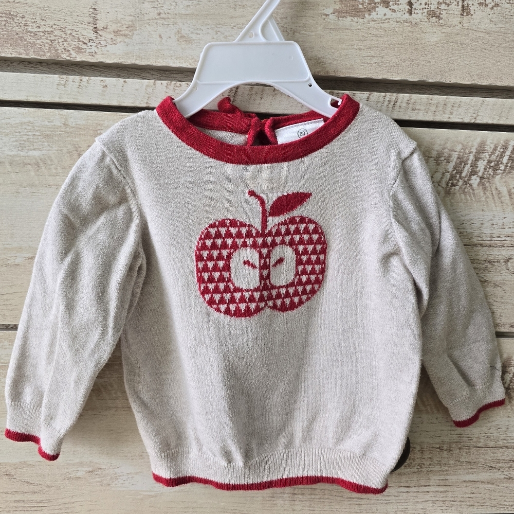Hanna Anderson apple sweater